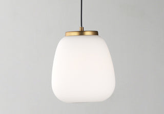 ET2 E25063-92 Soji 2 Light 7"W LED Mini Pendant - Black / Gold