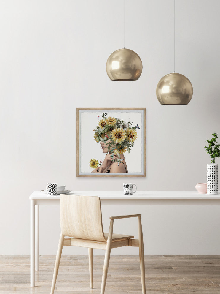 "Really Pretty" Framed Painting Print, 32x32