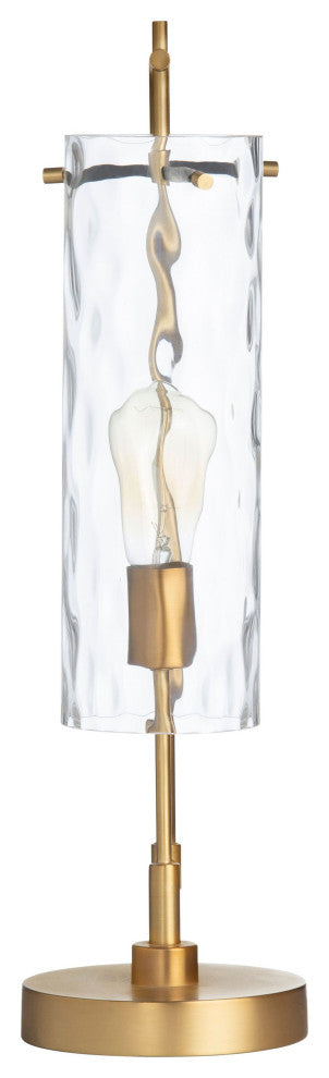 Lullisto Metal Table Lamp with Glass Shade