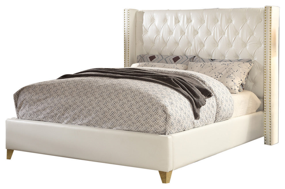 Soho Faux Leather Bed, Twin
