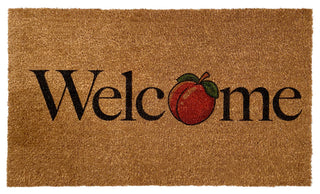 Calloway Mills Peach Welcome Doormat, 24"x36"