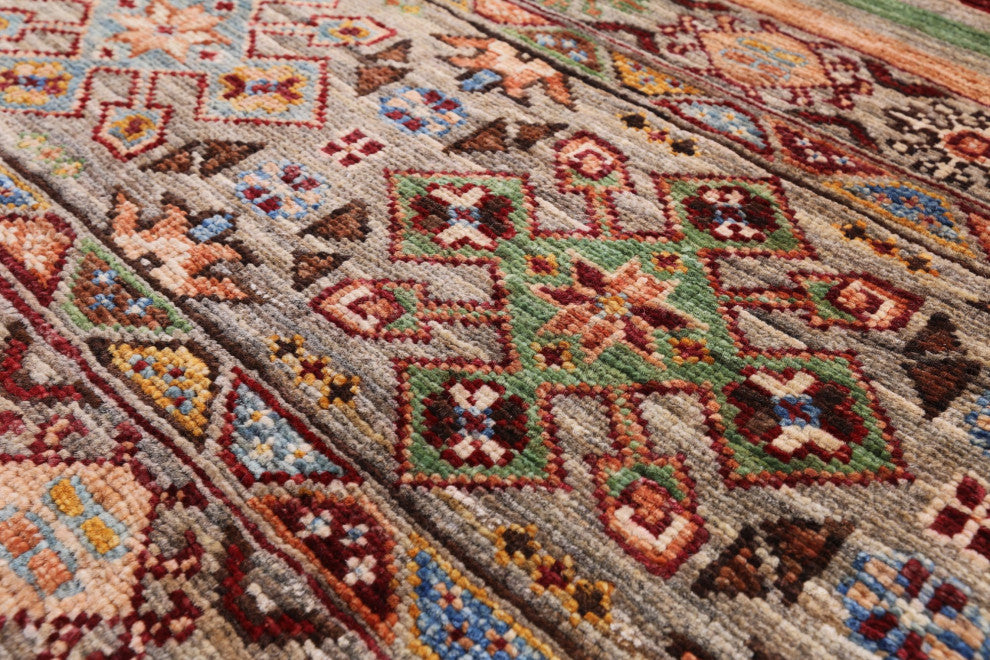 2' 9" X 4' 0" Khorjin Tribal Hand-Knotted Wool Rug Q8363