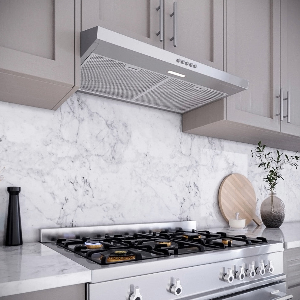 Streamline 30" Carmine Ducted Undermount Range Hood, Stainless Steel