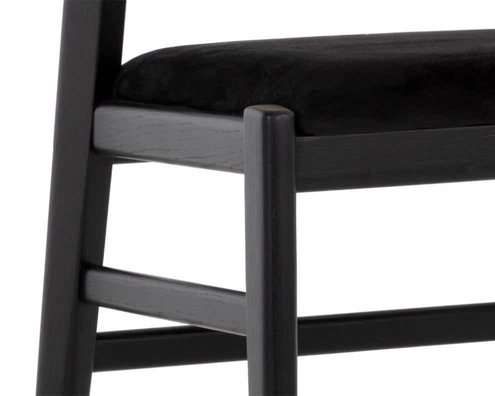 Annex Counter Stool, Abbington Black / Natural