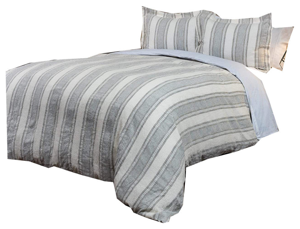 Rizzy Home 98"x98" Duvet