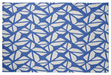 Kaleidoscope Graffiti Rug, Blue, 3'x5'