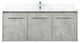 Elegant VF44548MCG-BS 48" Single Bathroom Vanity, Concrete Gray
