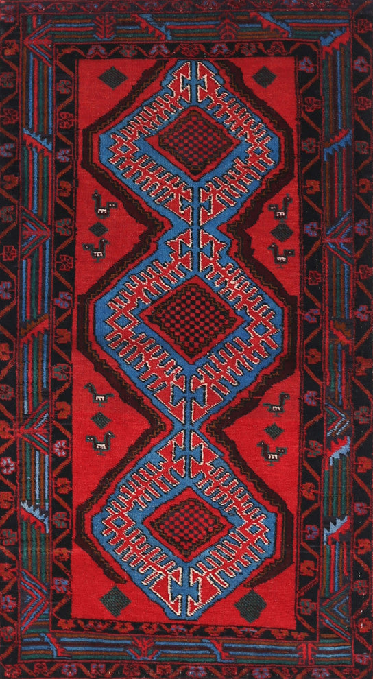 Ahgly Company Indoor Rectangle Traditional Area Rugs, 2' x 5'