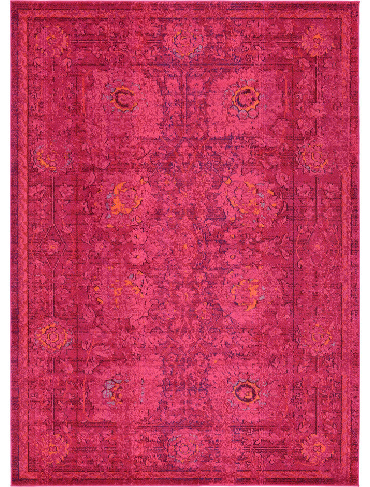 Unique Loom Red Salamanca Medici 7' 0 x 10' 0 Area Rug