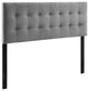 Lily King Biscuit Tufted Performance Velvet Headboard