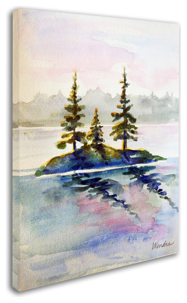 Wendra 'Little Island' Canvas Art, 18x24