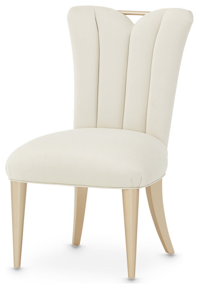 La Rachelle Dining Side Chair, Set of 2 - Medium Champagne