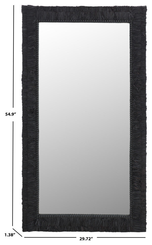Safavieh Zoelle 29.72" Mirror, Black