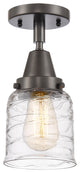 Innovations 447-1C-OB-G513-LED 1-Light Flush Mount, Oil Rubbed Bronze