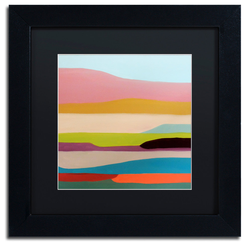 'Alto' Matted Framed Canvas Art by Sylvie Demers