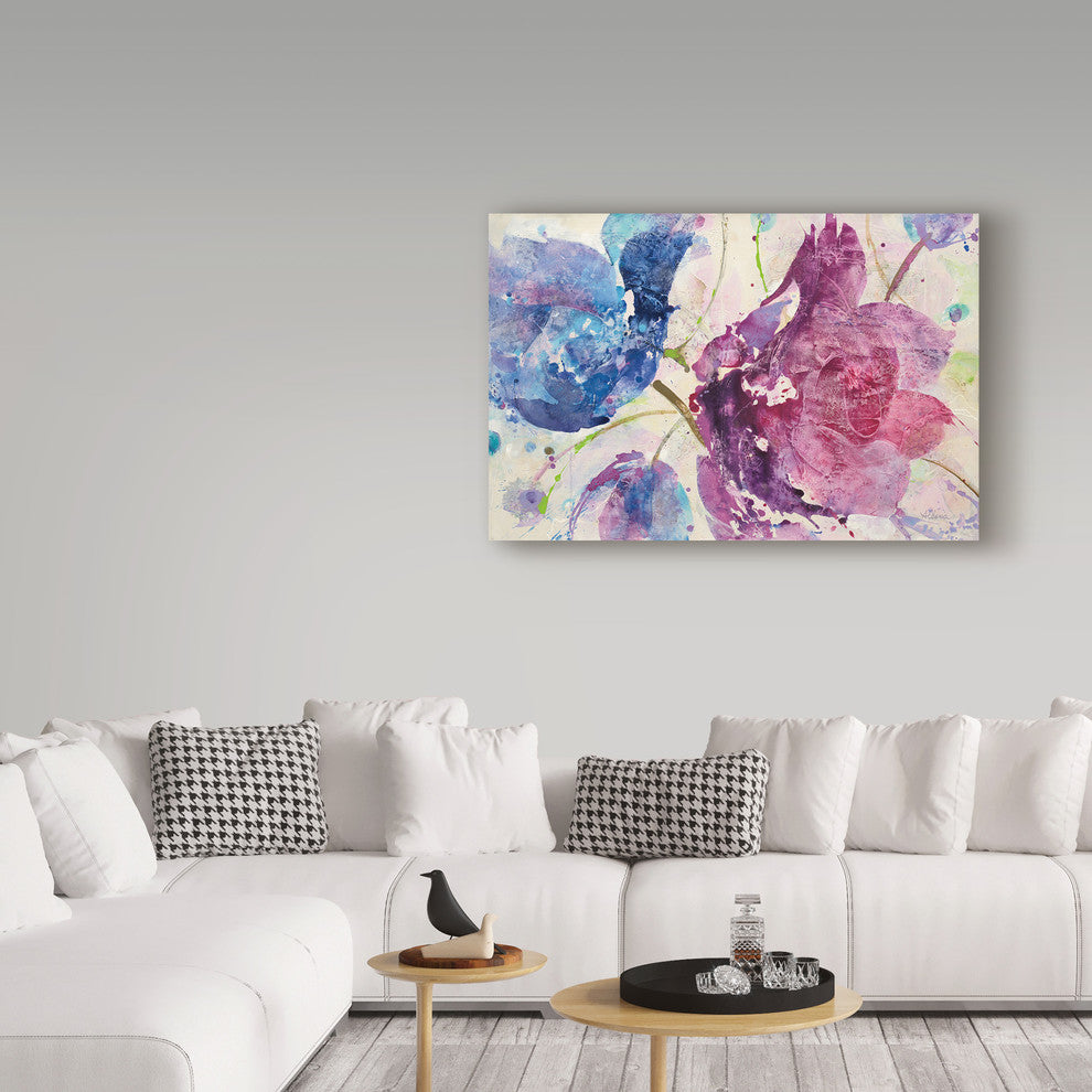 "Fireworks Abstract v2" by Albena Hristova, Canvas Art, 30"x47"