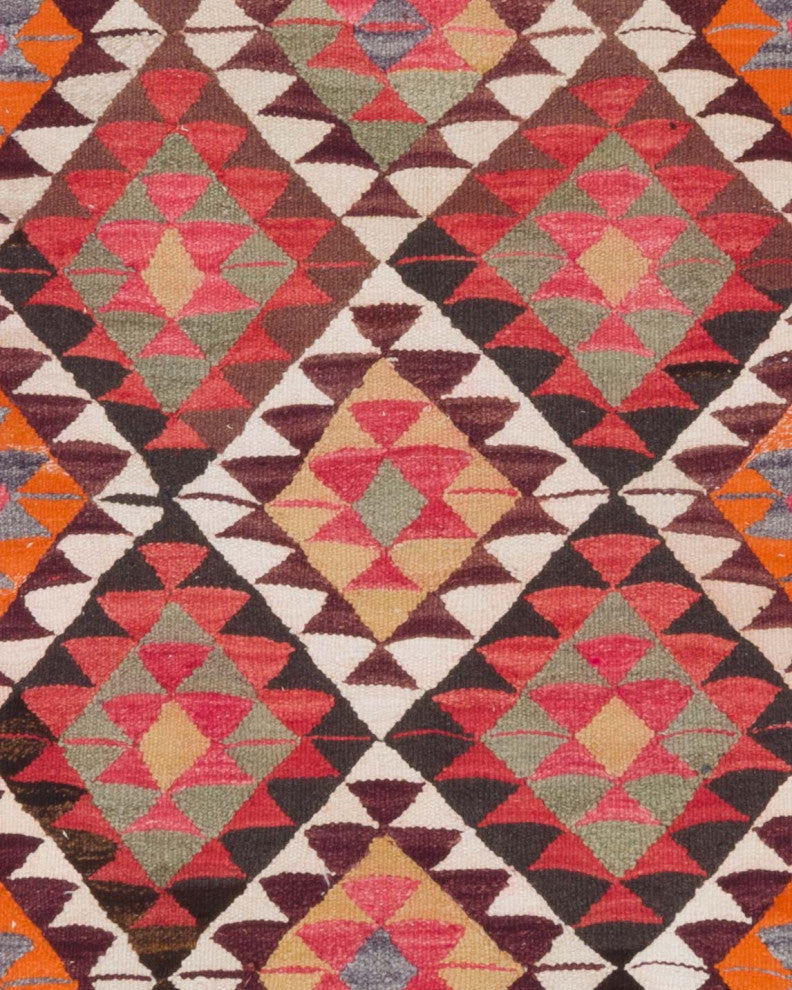 Vintage Turkish Kilim Runner 3' 5" x 10' 4", 41 in. x 124 in.