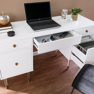 Hartlepool White Writing Desk
