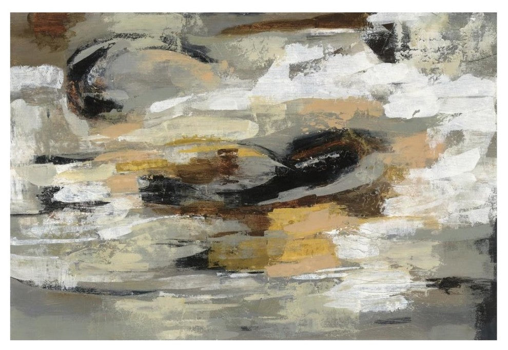 "Neutral Abstract" Digital Paper Print by Silvia Vassileva, 26"x18"