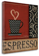 "Espresso" By Jennifer Pugh, Giclee Print on Gallery Wrap Canvas, Ready to Hang