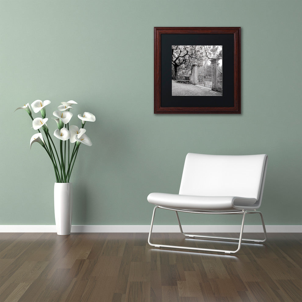 Alan Blaustein ''Firenze I'' Art, Wood Frame, Black Mat, 11x11