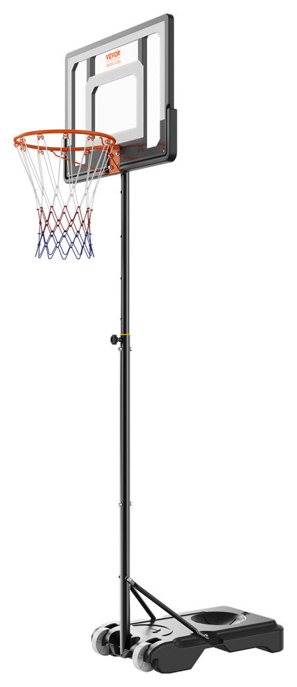 VEVOR 32" Basketball Hoop Adjustable Height Backboard System for Outdoor Indoor
