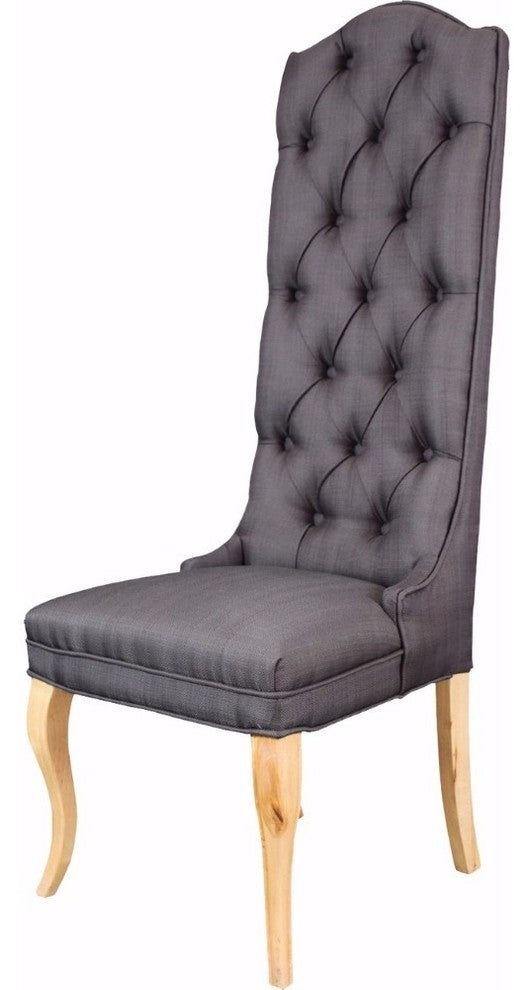 Benzara BM149554 Sprucely Elaborative Sadler High-Back Chair