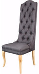 Benzara BM149554 Sprucely Elaborative Sadler High-Back Chair