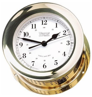 Weems and Plath Atlantis Quartz Ship's Bell Clock