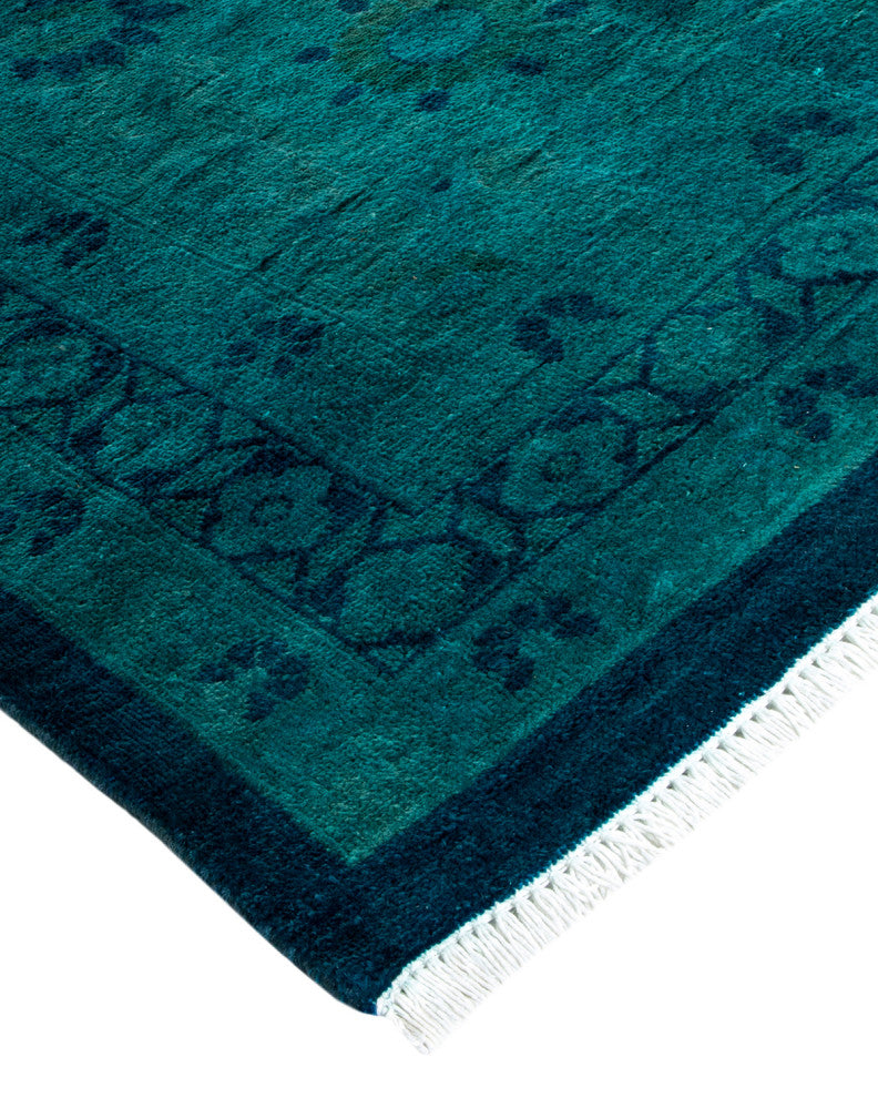 Vibrance, One-of-a-Kind Handmade Area Rug Blue, 15'5"x11'10"
