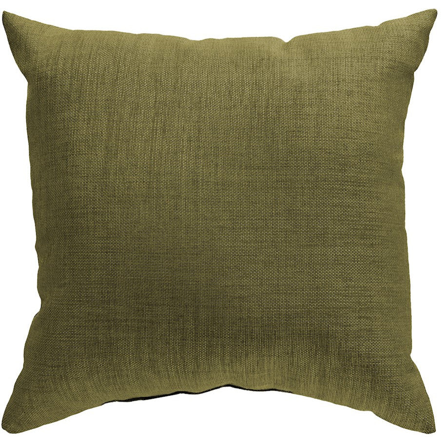 Surya Storm ZZ-429 22"x22" Pillow Cover, Grass Green