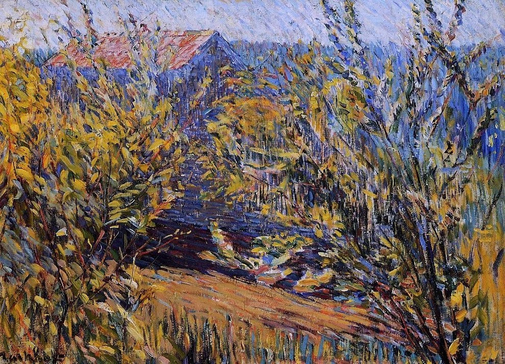 Nicolas Tarkhoff Among the Leaves, Gallery Wrapped Canvas Print, 18"x27"