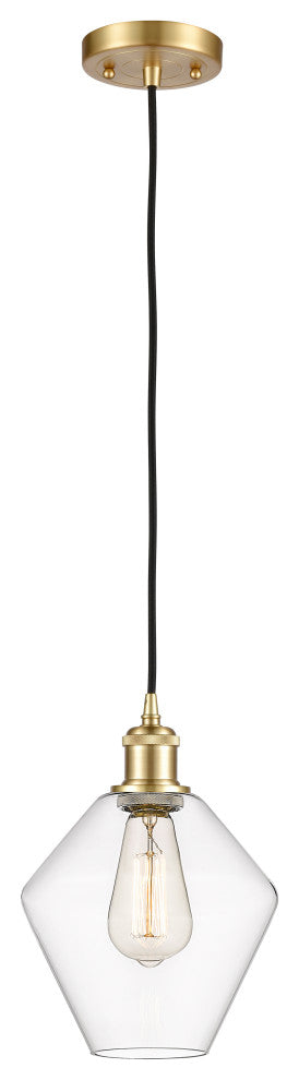 Innovations 516-1P-SG-G652-8 1-Light Mini Pendant, Satin Gold