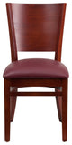Restaurant Tables and Chairs, "Lexington" Solid Wood Dining Chairs