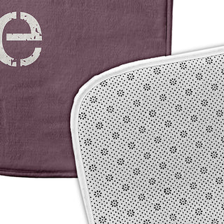 34" x 21" Beach House  Bathmat, Dusty Purple