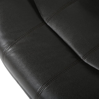 GDF Studio Hayvenhurst Black Leather Recliner/Glider Chair