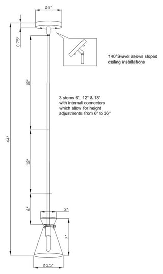 1-Light Mini Pendant, Soft Gold