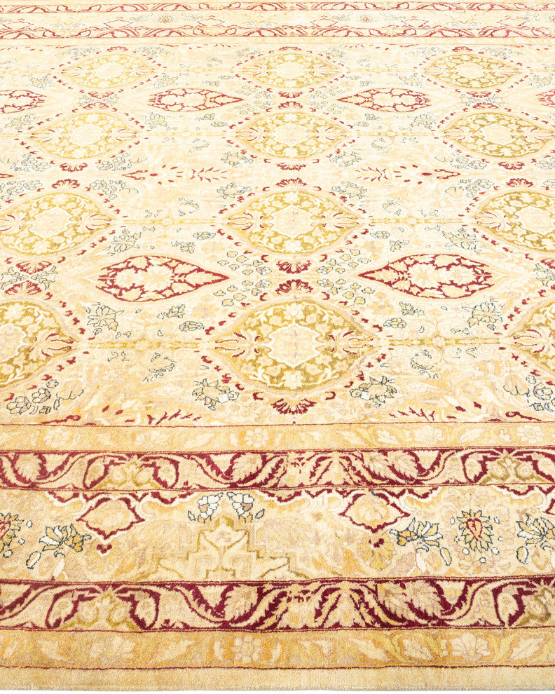 Adalynn, One-of-a-Kind Hand-Knotted Area Rug Ivory, 8'2"x10'1"