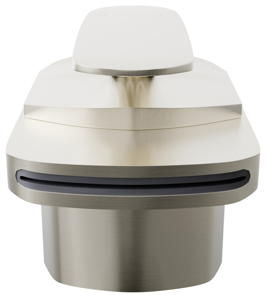 Novatto NBF-084 Wave Single Lever Waterfall Bathroom Faucet, Brushed Nickel