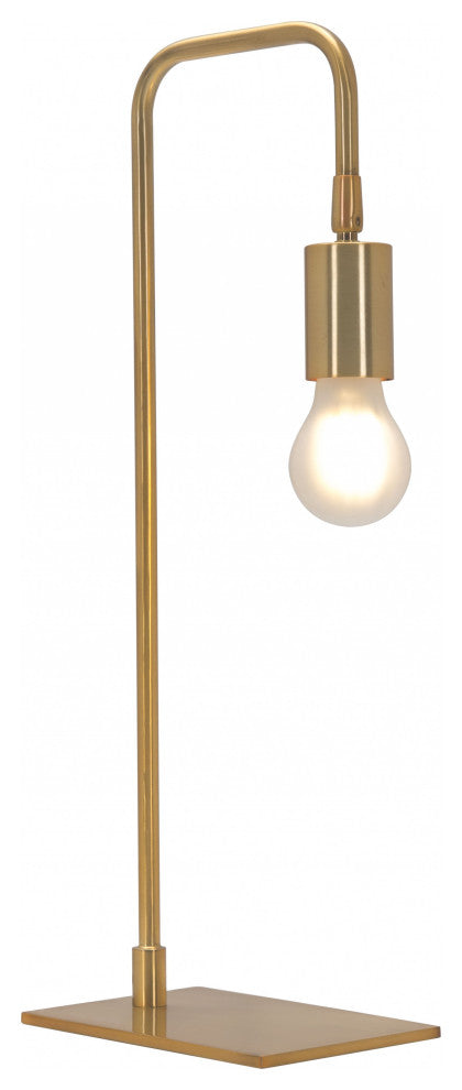Smooth Copper Table or Desk Lamp