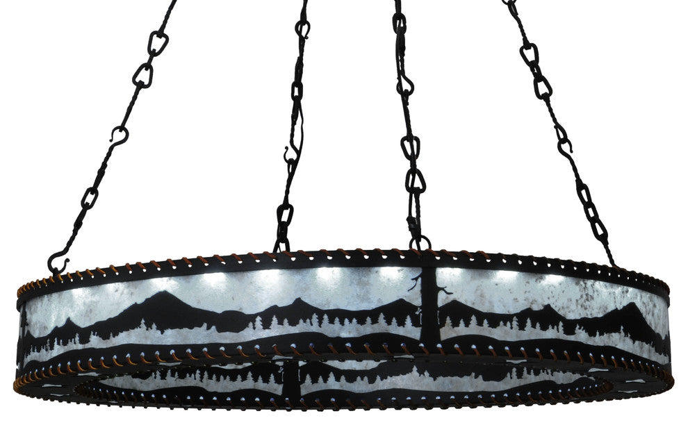 42 Wide Mountain Range Ring Chandelier