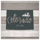 Colorado Established 16x16 Canvas Wall Art