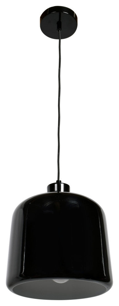 Access Lighting 23778/MGL Nostalgia 1 Light 10"W Mini Pendant - Matte Black