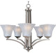 Maxim Aurora Five Light Chandelier 20095FTSN
