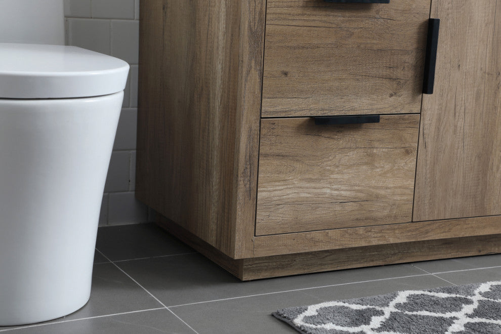 Bethany Single Bathroom Vanity, Natural Oak, 48"