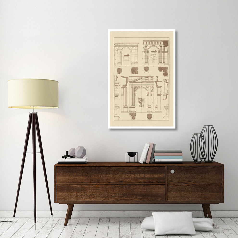 "Arcades" Digital Paper Print by J. Buhlmann, 34"x50"