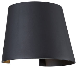 Cone, Marine Grade Outdoor Sconce, Color Tuning LED, Black