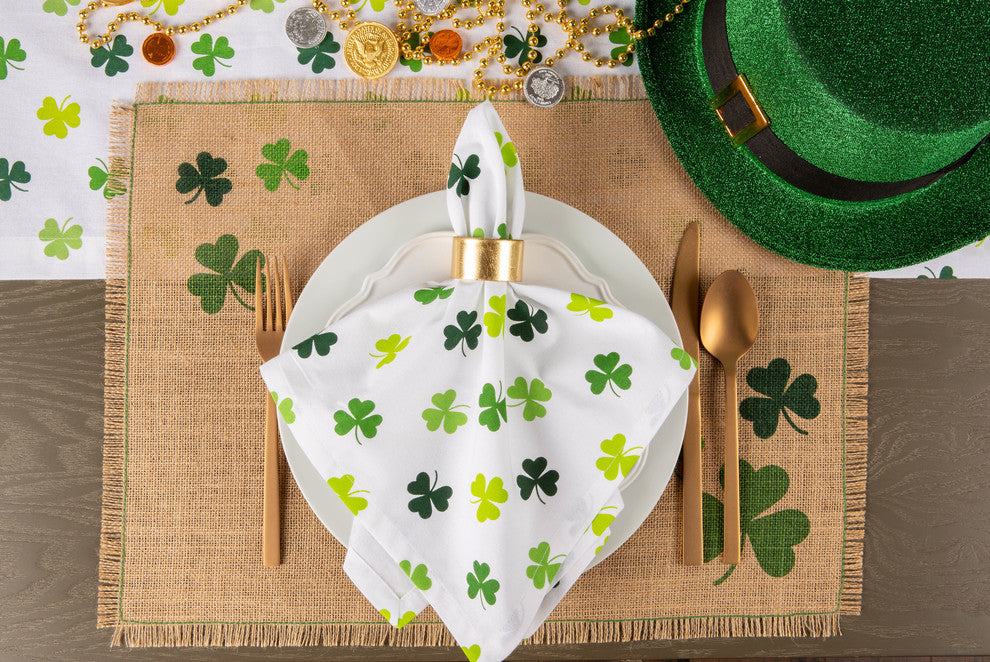Shamrock Jute Placemat, Set of 6