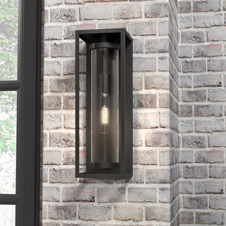 1 Light 5.5 in. Textured Black Outdoor