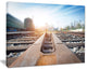 "Cargo Train Platform With Container" Landscape Photo Wall Art, 40"x30"